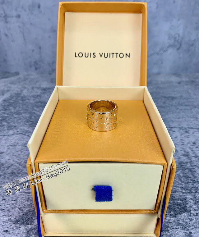 Louis Vuitton新款飾品 路易威登老花字母戒指 LV立體花卉戒指指環  zglv1971